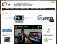 Tablet Screenshot of elogic.pe